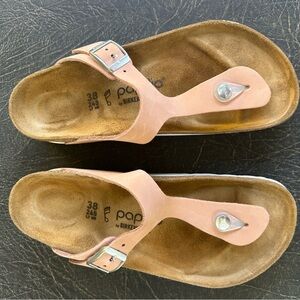 Birkenstock Pink Sandals with Cork Footbed and Arch Support